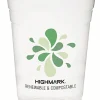 Highmark® ECO Compostable Plastic Cups, 16 Oz, Clear, Pack Of 50
