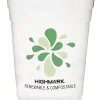 Highmark® ECO Compostable Plastic Cups, 16 Oz, Clear, Pack Of 500