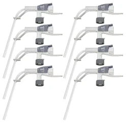 Highmark® ECO Dilution Gun, 1:128, 4”H x 1-1/2”W x 14”D, Gray/White, Set Of 8 Guns