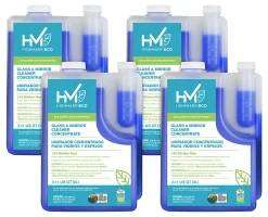 Highmark® ECO Glass And Mirror Cleaner Concentrate, 2 Liters, Case Of 4 Bottles