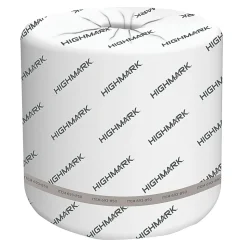 Highmark® ECO 2-Ply Toilet Paper, 100% Recycled, 550 Sheets Per Roll, Case Of 40 Rolls