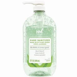 Highmark® Hand Sanitizer With Aloe, Floral Scent, 32 Oz, Green, Case Of 6 Bottles