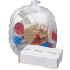 Highmark™ High-Density Can Liners, 0.63 mil, 16 Mic, 55 Gallons, 41" x 54", Natural, Box Of 200