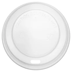 Highmark® Hot Coffee Cup Lids, White, Pack Of 500