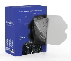 Highmark⢠Large Drawstring Trash Bags, 0.7 mil, 33 Gallon, Black, Box Of 70 Bags