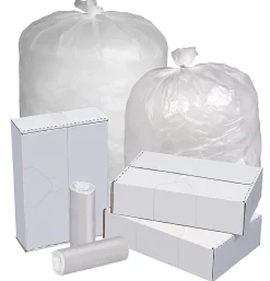 Highmark™ Linear Low Density Can Liners, 1.5-mil, 40 - 45 Gallons, 40" x 46", Clear, Box Of 125