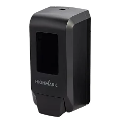 Highmark® Manual Soap & Sanitizer Dispenser, Black