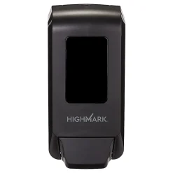 Highmark® Manual Soap & Sanitizer Dispenser, Black