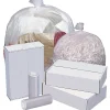 Highmark™ 16 MIC Trash Bags, 0.63 mil, 45 gal, 40"H x 48"W, Natural, 250 Bags