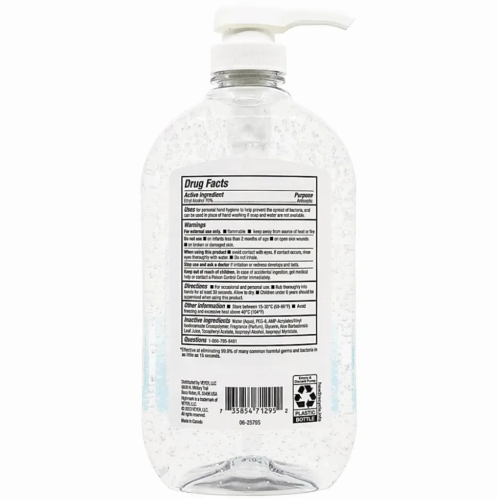 Highmark® Original Hand Sanitizer, Fresh Scent, 32 Oz, Clear