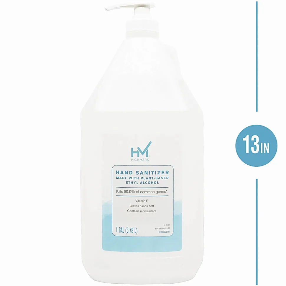 Highmark® Original Hand Sanitizer, Fresh Scent, 1 Gallon, Clear