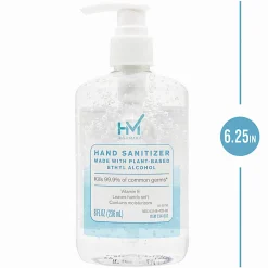 Highmark® Original Hand Sanitizer, Fresh Scent, 8 Oz, Clear, Case Of 6 Bottles