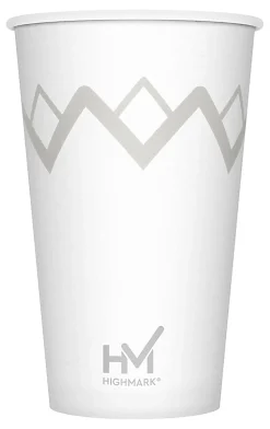 Highmark® Paper Hot Cups, 16 Oz, Printed White, Pack Of 50