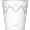 Highmark® Paper Hot Cups, 10 Oz, Printed White, Pack Of 50