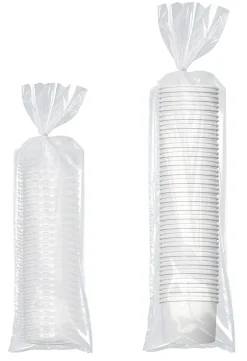 Highmark® Paper Soup Containers with Lids, Disposable Paper Food Cups, Ice Cream Cups Food Storage with Lids, 8 oz, White, Case Of 250