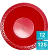Highmark® Plastic Bowls, 12 oz, Red, Pack Of 125