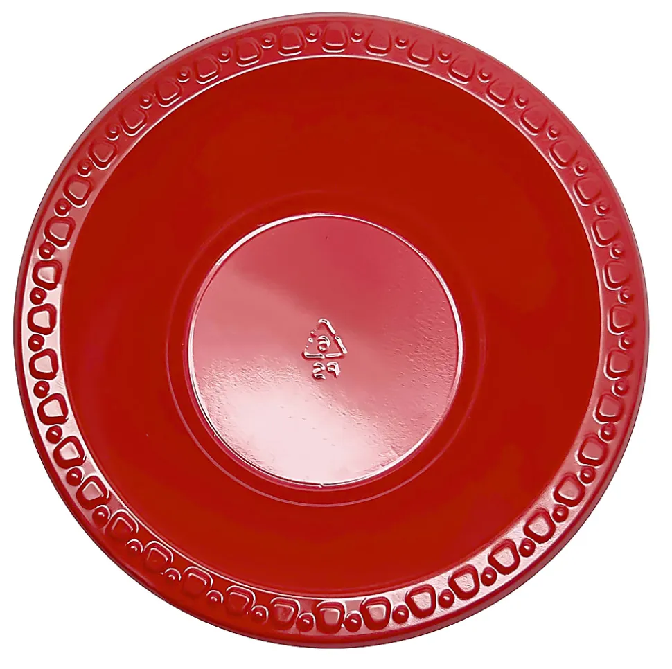 Highmark® Plastic Bowls, 12 oz, Red, Pack Of 125