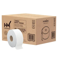 Highmark® 2-Ply Jumbo Toilet Paper, 1000' Per Roll, Pack Of 12 Rolls