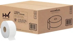 Highmark® 2-Ply Jumbo Toilet Paper, 1000' Per Roll, Pack Of 12 Rolls
