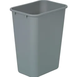 Highmark™ Standard Wastebasket, 10 1/4 Gallons, Silver