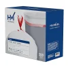 Highmark™ Tall 0.6 mil Drawstring Kitchen Trash Bags, 0.6 mil, 13 Gallon, 27.375" x 24", White, Box Of 200