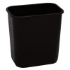 Highmark™ Wastebasket, 3.25 Gallons, 12-1/4"H x 8-1/2"W x 12"D, Black