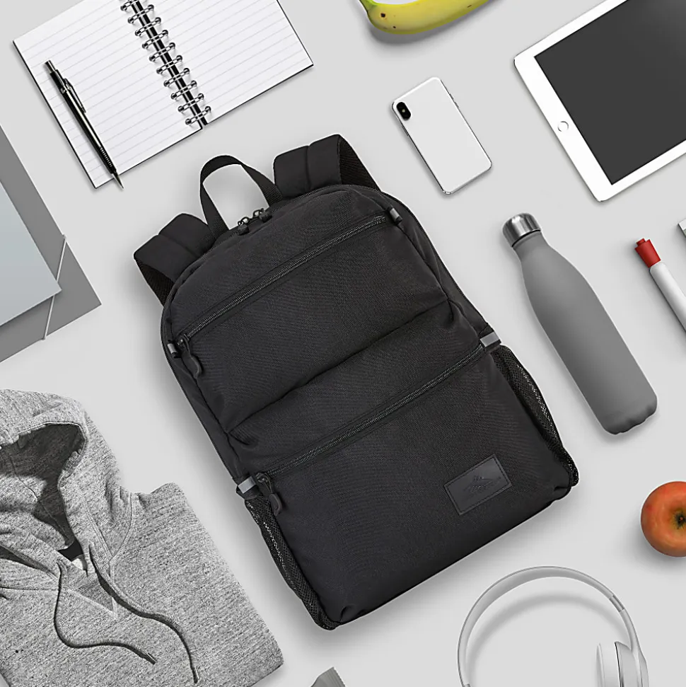 High Sierra Everclass Backpack With 15.6" Laptop Pocket, Black