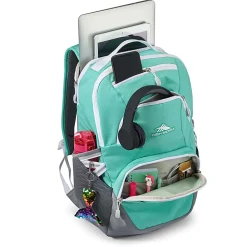 High Sierra Swoop Backpack With 17" Laptop Pocket, Aqua (Instore Version)