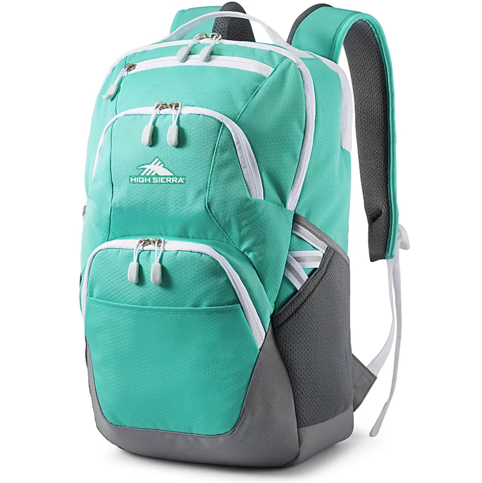 High Sierra Swoop Backpack With 17" Laptop Pocket, Aqua (Instore Version)