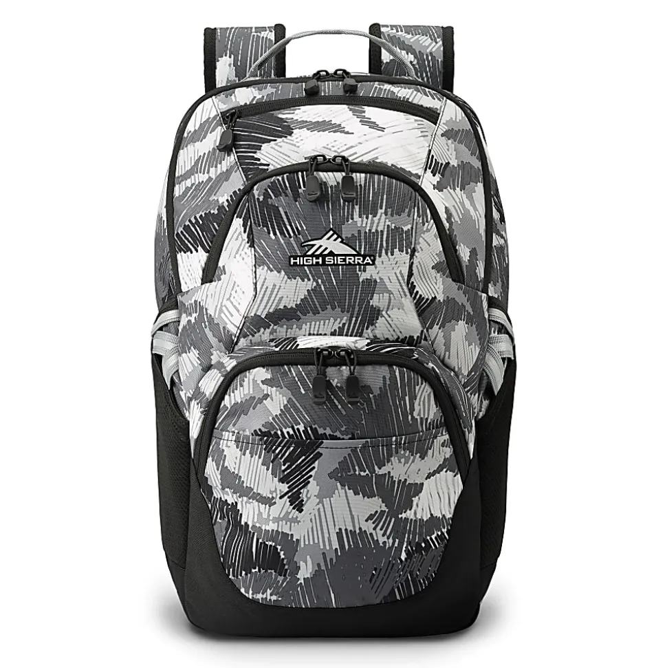 High Sierra Swoop Backpack With 17" Laptop Pocket, Camo