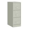 Hirsh Commercial 22"D Vertical 3-Drawer File Cabinet, Light Gray