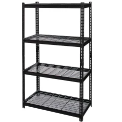 Hirsh® Iron Horse 2300 Steel Wire Deck Shelving Unit, 4 Shelves, 60