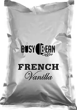 Hoffman Busy Bean Coffee French Vanilla Cappuccino Mix, 2 Lb, Pack Of 6 Bags
