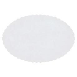 Hoffmaster Oval Wastebasket Liners, 7" x 9-1/2", White, Pack Of 2,000