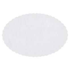 Hoffmaster Oval Wastebasket Liners, 6" x 9", White, Pack Of 2,000