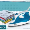 Hogar Ideal Compact Steam Iron, 4"H x 6"W x 12"D, Total Qty 1