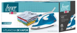 Hogar Ideal Compact Steam Iron, 4"H x 6"W x 12"D, Total Qty 1