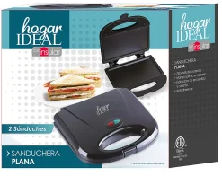 Hogar Ideal Flat Grill Sandwich Maker, 4