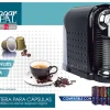 Hogar Ideal Single-Serve Capsule Coffee/Espresso Maker, Black
