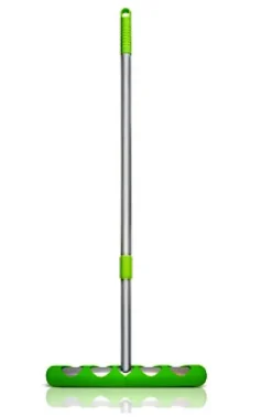 Hole N Shamee Aluminum Mop Stick, 10", Silver
