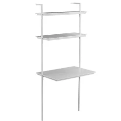 Holly & Martin Haeloen 30"W Wall-Mounted Writing Desk, White