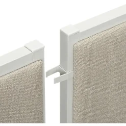 HON® Basyx basyx by HON Versé® Partitions, QuickConnect 180° Straight Connector, Pack Of 2