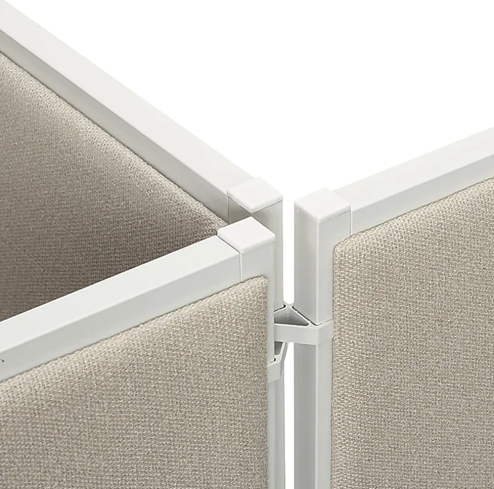 HON® Basyx basyx by HON Versé® Partitions, QuickConnect 90° Corner Connector, Pack Of 2