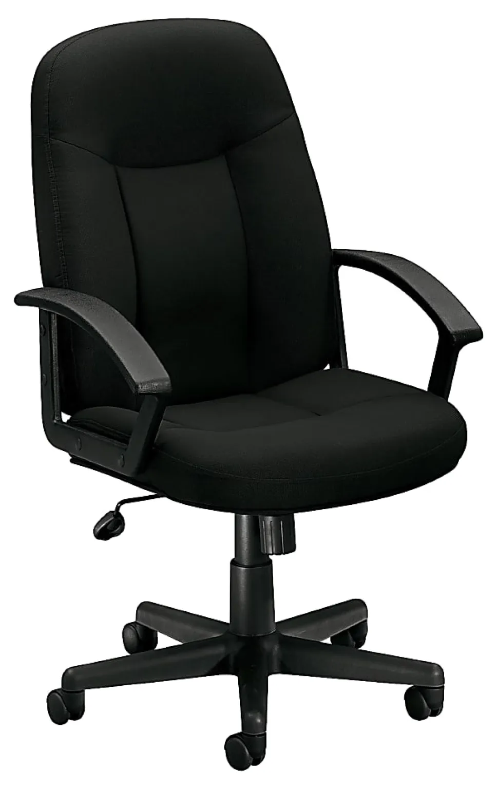 HON® Basyx Ergonomic High-Back Executive Chair, Black
