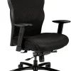 HON® Basyx Wave™ Ergonomic Mesh High-Back Big And Tall Executive Chair, Black