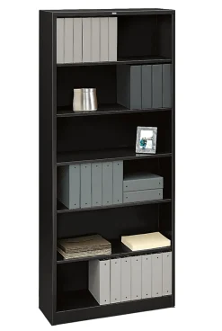 HON® Brigade® 6 Shelf Transitional Modular Shelving Bookcase,81-1/8