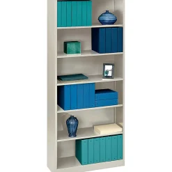 HON® Brigade® Steel Modular Shelving Bookcase, 6 Shelves (4 Adjustable), 81-1/8