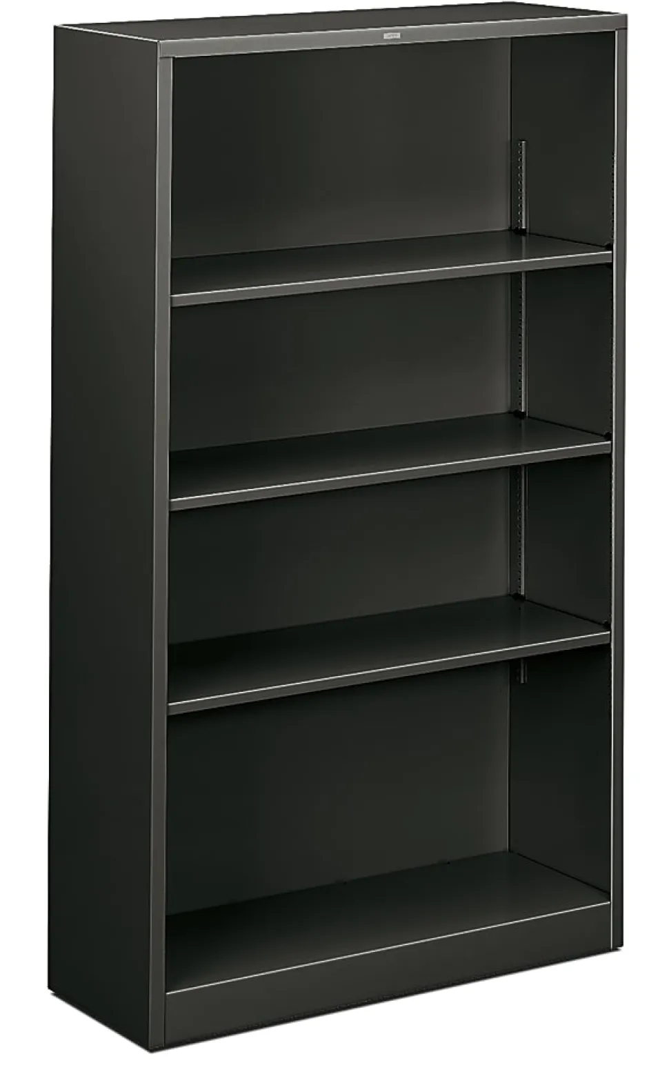 HON® Brigade® Steel Modular Shelving Bookcase, 4 Shelves, 59"H x 34-1/2"W x 12-5/8"D, Charcoal