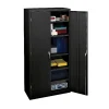HON® Brigade Storage Cabinet, 5 Adjustable Shelves, 72"H x 36"W x 24-1/4"D, Black