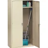 HON® Brigade Storage Cabinet, Fully Assembled, 72" H x 36" W x 18 1/4"D, Putty